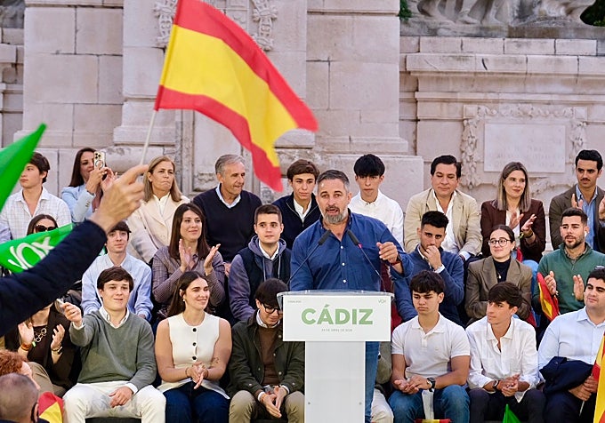 La izquierda más radical intenta boicotear el acto de VOX en Cádiz