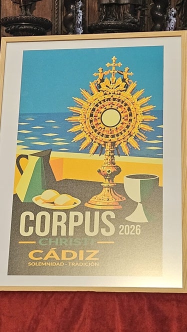 Cádiz presenta el cartel del Corpus Christi 2026 con la Custodia del ...