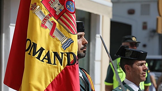 Las imágenes del acto del aniversario de la Guardia Civil en Chiclana
