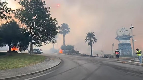 Controlado el incendio de Los Visos de Barbate y reabierta la carretera A-314