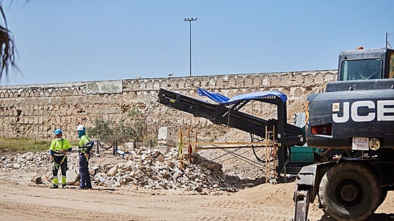 El vaciado del cementerio de San José se encuentra al 25%