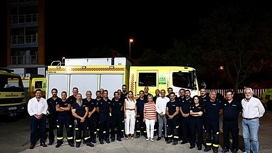 Bomberos de la provincia de Cádiz parten para ayudar en los incendios de Ávila