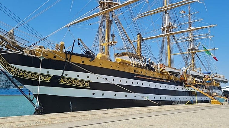 El 'Amerigo Vespucci' llega a Cádiz: fechas y horarios para visitar gratis el famoso velero italiano