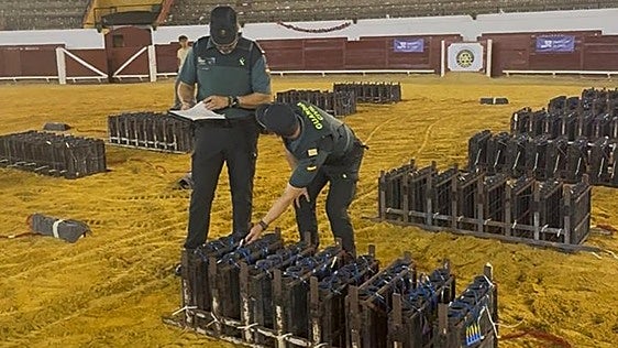 Más de media tonelada de material pirotécnico, bajo la lupa de la Guardia Civil en las ferias del Campo de Gibraltar