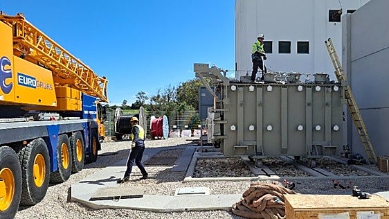 Trabajos de Endesa en La Línea