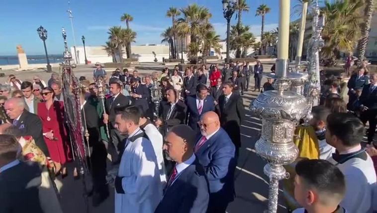 Bendición de las aguas en La Caleta