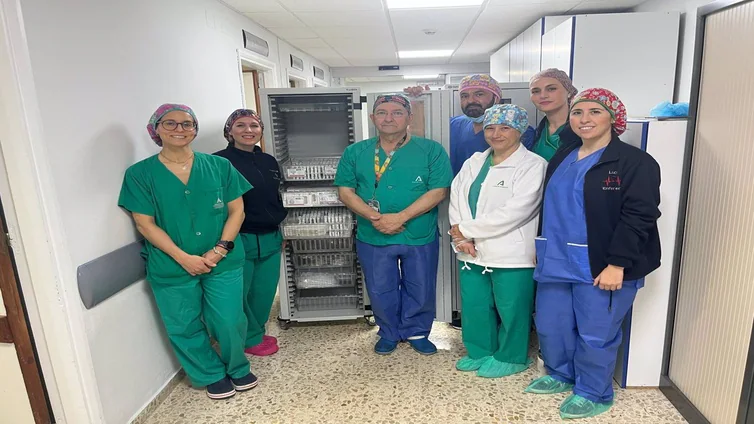 El Hospital Puerta del Mar incorpora un sistema automatizado para la trazabilidad de implantes traumatológicos