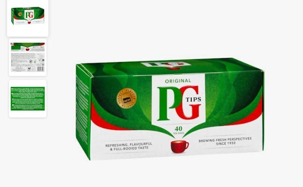 Té negro PG Tips de Mercadona