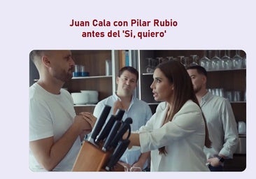 El exfutbolista del Cádiz Juan Cala protagoniza el estreno del programa 'Sí, quiero' con Pilar Rubio