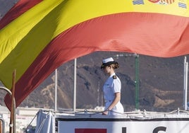 La Princesa Leonor llega a Las Palmas de Gran Canaria a bordo del 'Juan Sebastián de Elcano'