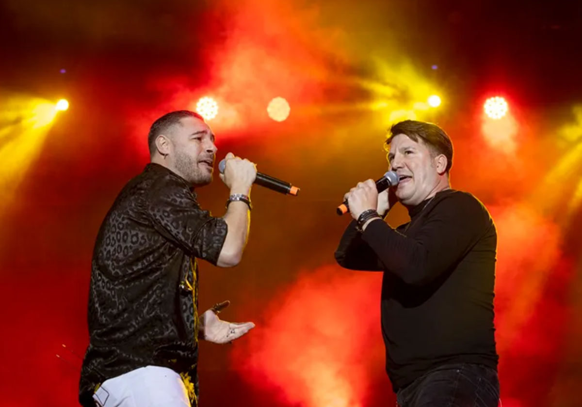 Imagen de archivo de Andy y Lucas en un concierto