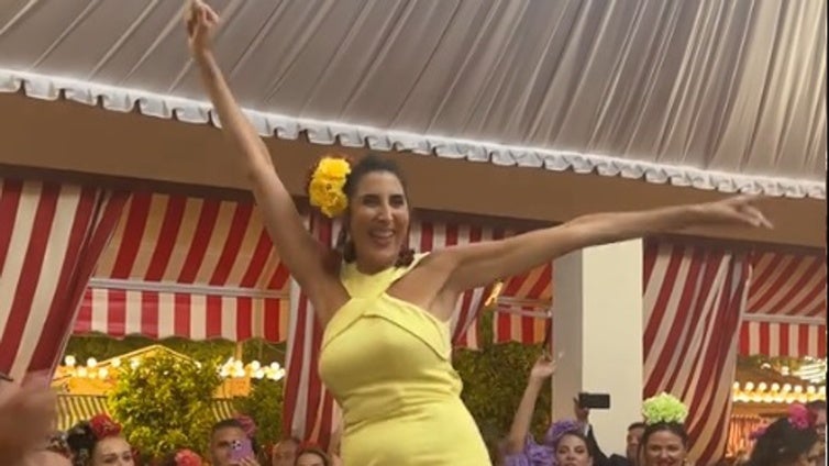Paz Padilla lo da todo en la Feria de Sevilla… ¡y eclipsa hasta a Terelu!