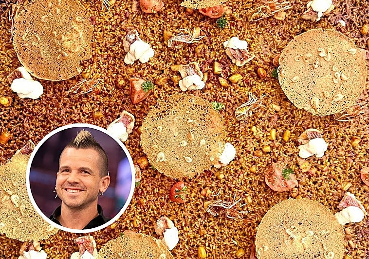 La paella gaditana de Dabiz Muñoz que triunfa en redes sociales: se prepara con estos productos típicos de Cádiz