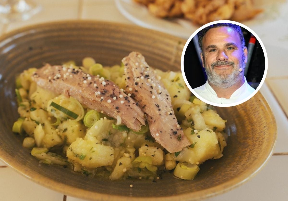 Imagen de un plato del chiringuito Salvador, en El Puerto de Santa María