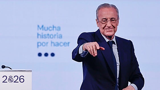 Florentino Pérez, presidente del Real Madrid.