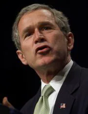 George W. Bush mencionó a los países integrantes del «eje del mal» -Irán, Irak y Corea del Norte- durante su discurso sobre el estado de la Unión Ap
