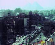 ABC  Imagen de El Cairo, con las pirámides al fondo