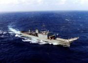 El transporte «Pizarro» encabezará la flotilla que esta tarde arriba a Sevilla con motivo del Dia de las Fuerzas Armadas