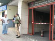 Desalojados diez pisos por un incendio en la sede de la Seguridad Social nazarena