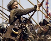 Viggo Mortensen -Alatriste-, al frente del Tercio español en la batalla de Rocroy, en la escena final de la película. ABC