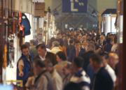 El interés que genera el mundo del caballo en Sevilla lo demuestra la imagen superior  FOTOS: J. M. SERANO  La elegancia del caballo en el salto