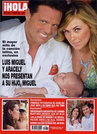 El cantante Luis Miguel revela que su bebé fue algo «muy planeado»