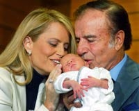 Menem sueña con ver a sus hijos reunidos en una misma mesa
