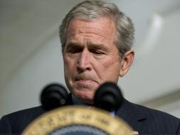 Bush durante su comparececia de este viernes. /AFP