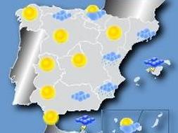 Fuertes lluvias en las regiones levantinas