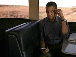 Obama, «Presidente Blackberry»