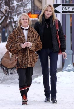 Antonio Banderas, en la nieve