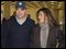 El piloto español Carlos Sainz, junto a su esposa, Reyes Vázquez, a su llegada esta tarde al aeropuerto de Barajas / EFE