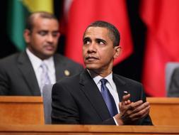 El presidente de EEUU, Barack Obama, en la V Cumbre de las Américas ./ Reuters