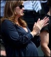 Mirka Vavrinec, esposa de Roger Federer, en la recta final de su embarazo / EFE