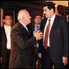 Moratinos, con el ministro de Exteriores venezolano, Nicolás Maduro / AFP