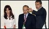 Cristina Fernández, Felipe Calderón y José Luis Rodríguez Zapatero / EFE