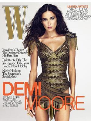Demi Moore, espectacular a sus 46 años