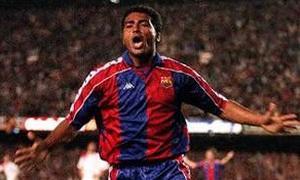 Romario tras marcar su tercer gol del 5-0