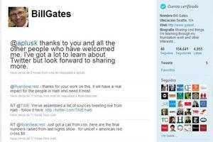 Bill Gates desembarca en Twitter