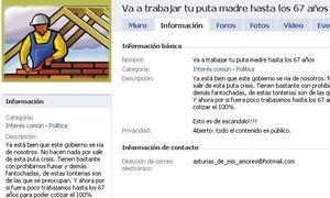 Un no masivo en Facebook a trabajar hasta los 67