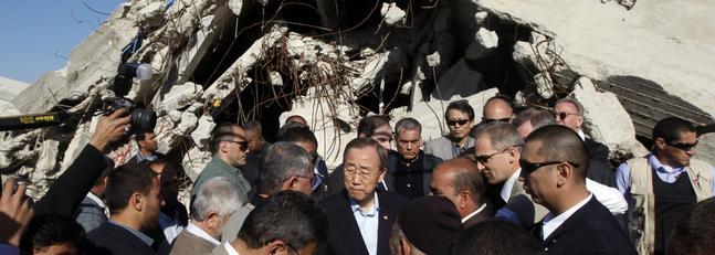 Ban Ki Moon califica de «inaceptable» el bloqueo israelí de Gaza