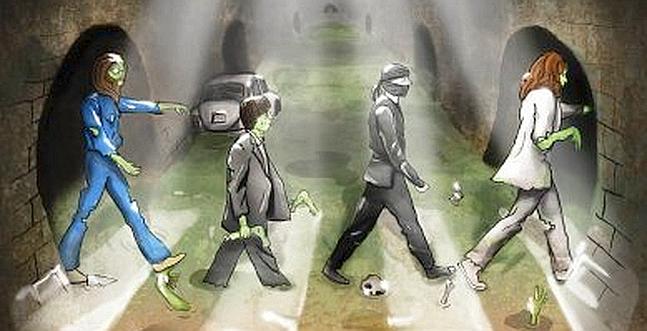Los Beatles se transforman en zombies en una nueva película