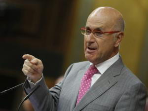 Josep Antoni Duran i Lleida, en un momento de su intervención. JAIME GARCÍA