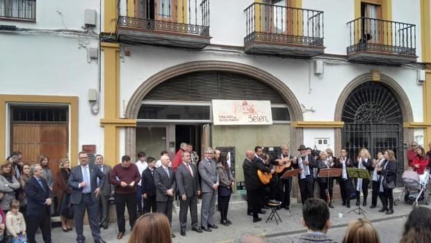 El belén puede visitarse en su ubicacion habitual en la calle Mairena