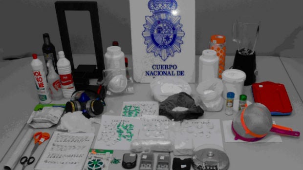 Droga incautada en la operación