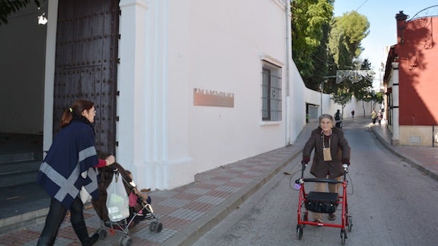 La calle de la Fuente antes de ser peatonalizada