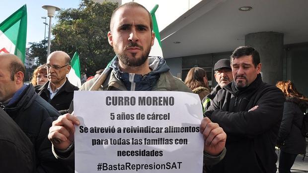 El joven Curro Moreno, sustituto de Andrés Bódalo al frente del SAT en Jaén