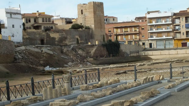 Restos arqueológicos del teatro romano de Guadix