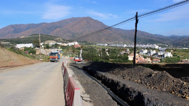 Obras de urbanización en Valle Romano