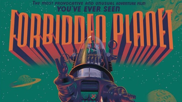 El cartel de la película Planeta Prohibido es la imagen del festival Retroback 2016